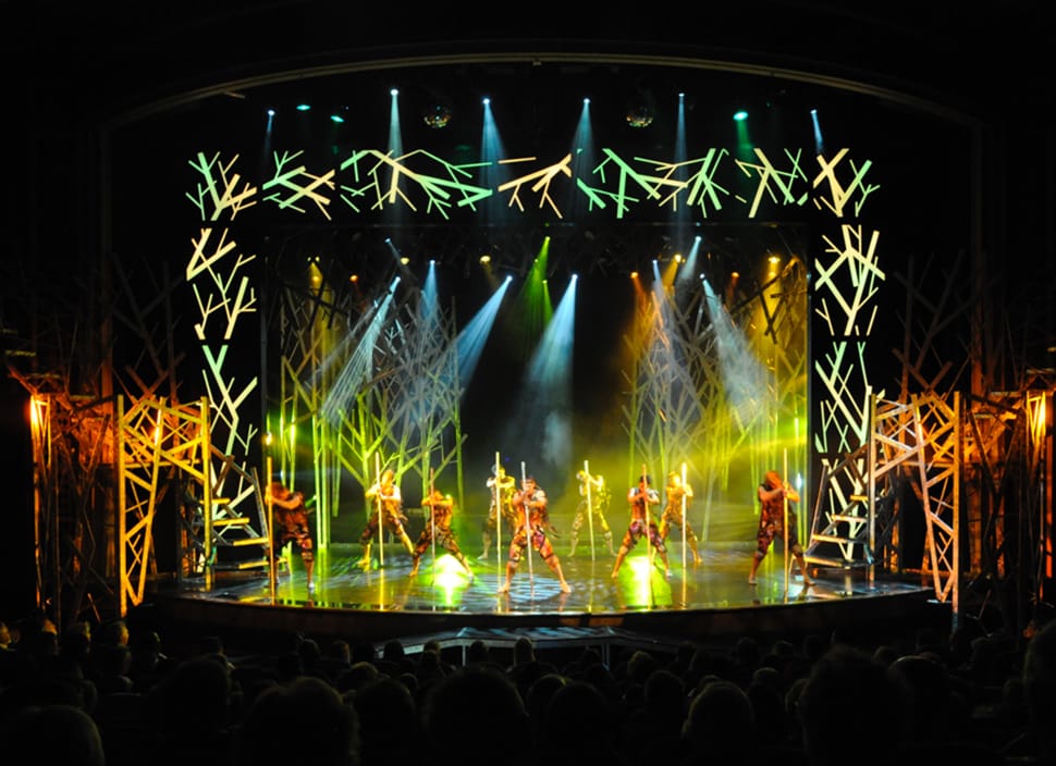 scenic solutions set design and fabrication for elements on norwegian cruise lines