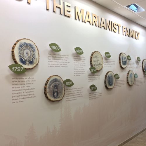 marianist-center-hallway-display-2 Marianist Center - Heritage Tree Display Family Tree