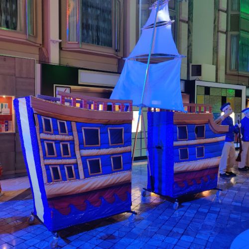 anchors-7 Anchors Aweigh Parade - Side profile of ship