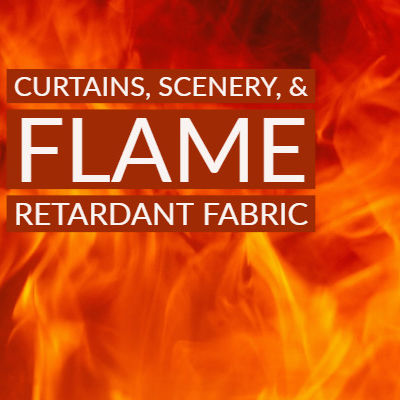 Curtains Scenery Flame Retardant Fabric
