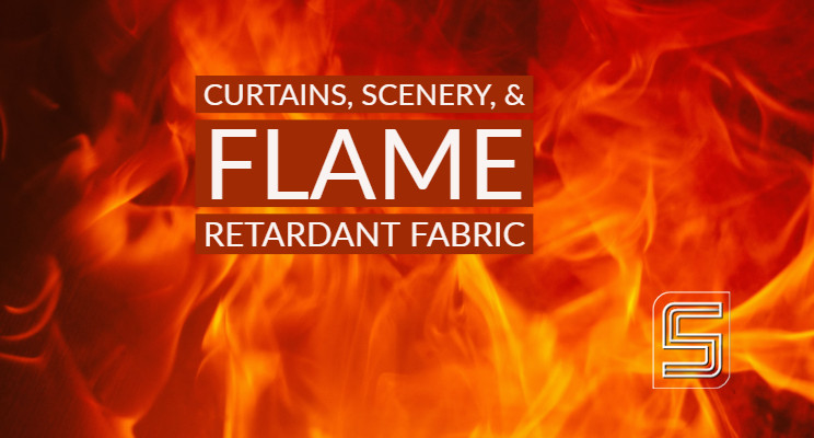 Curtains Scenery Flame Retardant Fabric