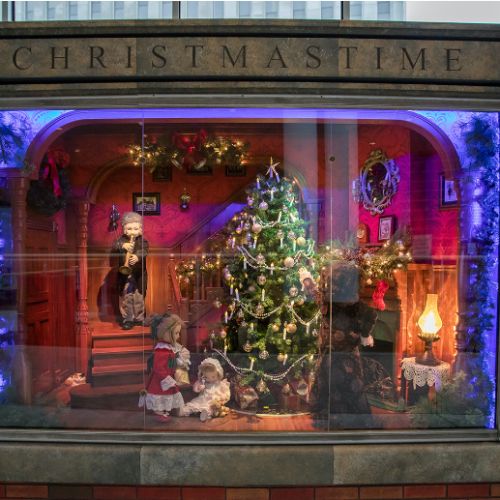 1-Christmas Time (1) Rike’s Wonderland Window Display - Christmas Time