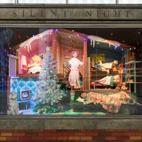 6-Silent Night (1) Rike’s Wonderland Window Display - Silent Night