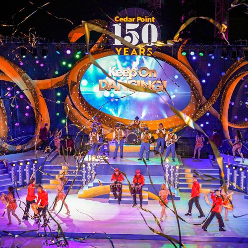 Cedar Point 150 Years celebration stage show