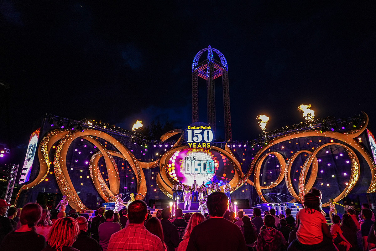 Cedar Point 150 Years celebration stage show