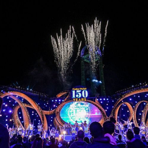 Cedar Point 150 Years celebration stage show