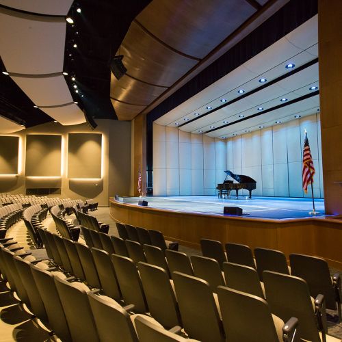 Scenic Solutions: Kettering Fairmont High School Kettering Fairmont High School - Auditorium Side Stage View