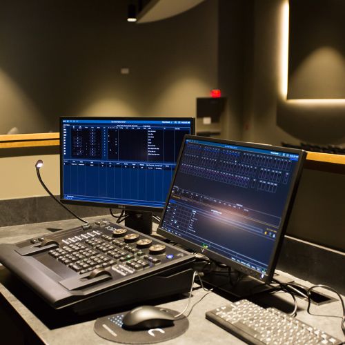 Scenic Solutions: Kettering Fairmont High School Kettering Fairmont High School - Auditorium Stage Control Room Computers