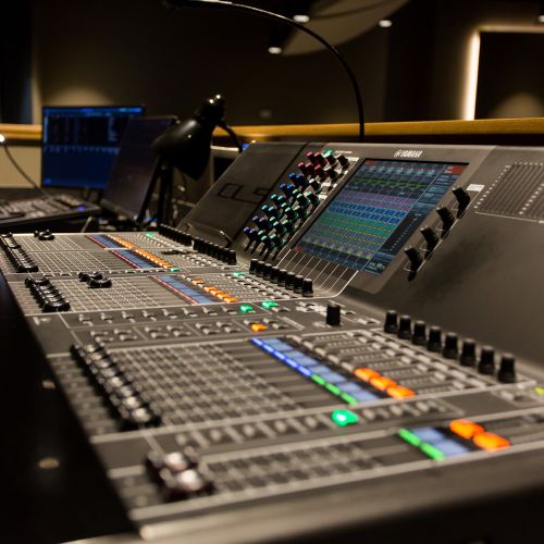 Scenic Solutions: Kettering Fairmont High School Kettering Fairmont High School - Auditorium Stage Control Room Sound & Lights Controls