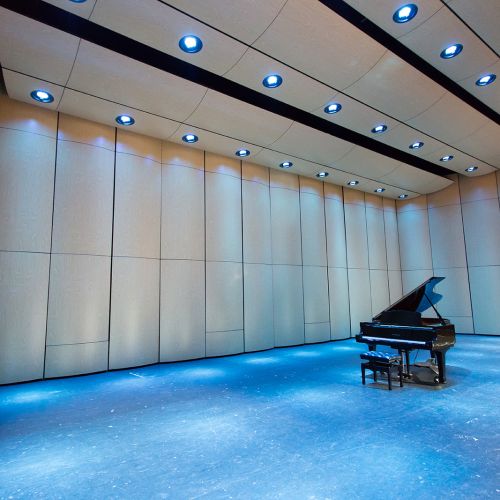 Scenic Solutions: Kettering Fairmont High School Kettering Fairmont High School - Auditorium Grand Piano on Stage