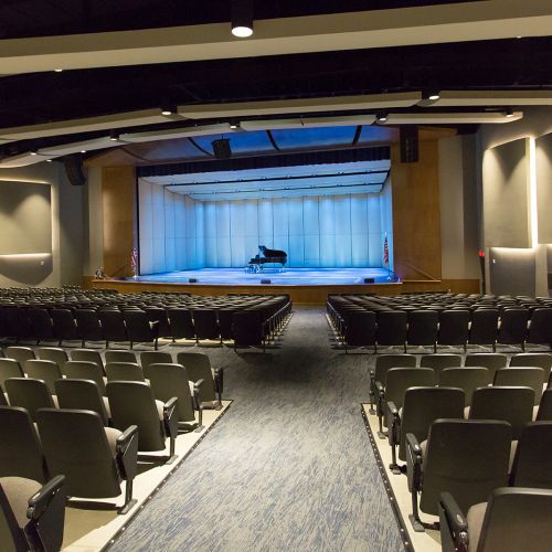 Scenic Solutions: Kettering Fairmont High School Kettering Fairmont High School - Auditorium Full Stage View