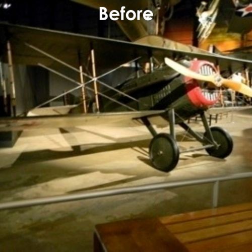 USAF_Museum_Lighting_Upgrade-3-Before_upgrade Before Lighting Upgrade