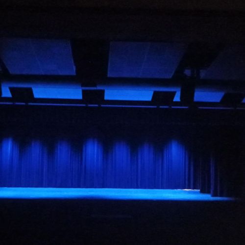 AnthonyWayneHSStageBlueLights AnthonyWayneHSStageBlueLights