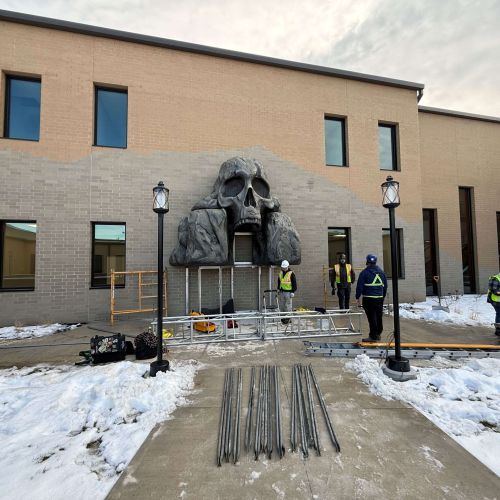 WCHS-skull-install-work WCHS-skull-install-work
