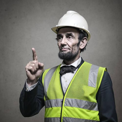 abraham-lincoln-construction-hard-hat-safety-illustration abraham-lincoln-construction-hard-hat-safety-illustration