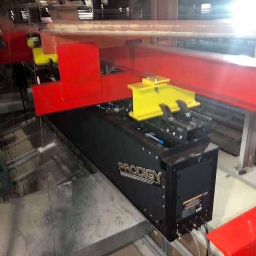 comstock-hall-prodigy-hoist-red-steel-beam-installation comstock-hall-prodigy-hoist-red-steel-beam-installation