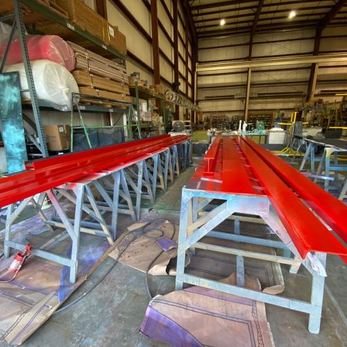 comstock-hall-red-steel-rigging-beams-fabrication comstock-hall-red-steel-rigging-beams-fabrication