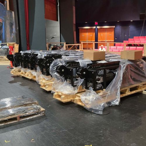 union-theater-new-stage-hoists-unpacking union-theater-new-stage-hoists-unpacking